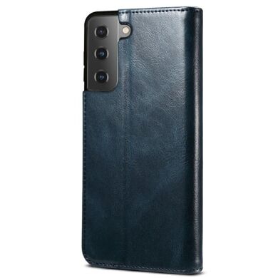 Защитный чехол UniCase Leather Wallet для Samsung Galaxy S21 (G991) - Blue