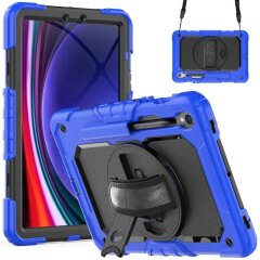 Захисний чохол Deexe Shockproof Case для Samsung Galaxy Tab S9 (X710/716) - Dark Blue
