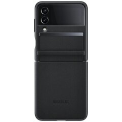 Защитный чехол Flap Leather Cover для Samsung Galaxy Flip 4 (EF-VF721LBEGUA) - Black