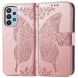 Чехол UniCase Butterfly Pattern для Samsung Galaxy A23 (A235) - Rose Gold. Фото 1 из 9