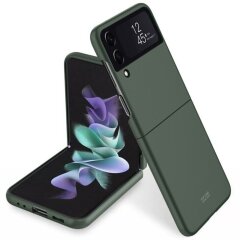 Пластиковий чохол Deexe Hard Shell (FF) для Samsung Galaxy Flip 4 - Green