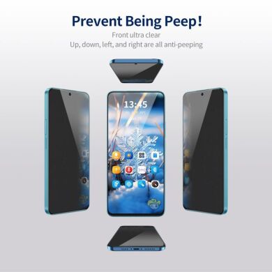 Защитное стекло HAT PRINCE Anti-Spy для Samsung Galaxy A35 (A356) / Galaxy A55 (A556) - Black
