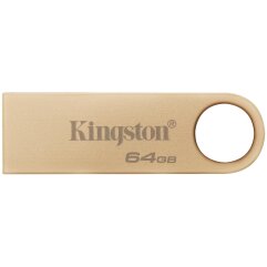 Флеш-накопитель Kingston DT SE9 G3 64GB USB 3.2 (DTSE9G3/64GB) - Gold