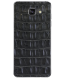 Кожаная наклейка Glueskin Black Croco для Samsung Galaxy A3 (2016). Фото 1 из 7