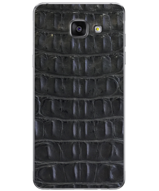 Кожаная наклейка Glueskin Black Croco для Samsung Galaxy A3 (2016)