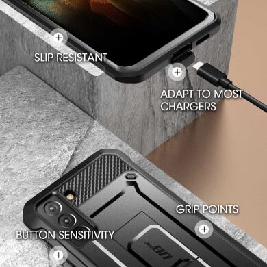 Защитный чехол Supcase Unicorn Beetle Pro Rugged Case для Samsung Galaxy S21 (G991) - Black