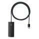 USB HUB Baseus Lite Series 4 in 1 USB HUB Adapter (1m) WKQX030101 - Black. Фото 1 из 27