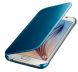 Чехол Clear View Cover для Samsung Galaxy S6 (G920) EF-ZG920 - Blue. Фото 1 из 9