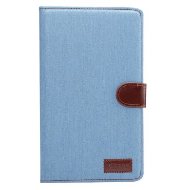 Чехол Deexe Jeans Style для Samsung Galaxy Tab A7 Lite (T220/T225) - Baby Blue
