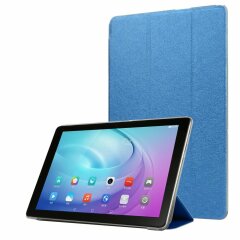 Чехол Deexe Silk Texture для Samsung Galaxy Tab A 10.1 2019 (T510/515) - Dark Blue