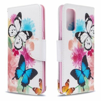Чехол-книжка Deexe Color Wallet для Samsung Galaxy S20 (G980) - Vivid Butterflies