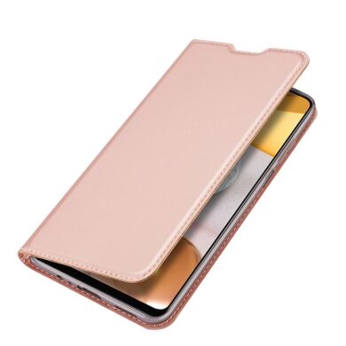 Чехол-книжка DUX DUCIS Skin Pro для Samsung Galaxy A12 (A125) / A12 Nacho (A127) / M12 (M127) - Rose Gold