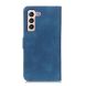 Чехол-книжка KHAZNEH Retro Wallet для Samsung Galaxy S22 Plus - Blue. Фото 4 из 10
