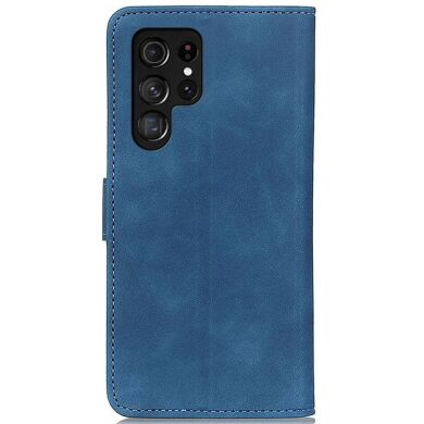 Чохол-книжка KHAZNEH Retro Wallet для Samsung Galaxy S24 Ultra - Blue