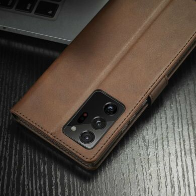 Чехол LC.IMEEKE Wallet Case для Samsung Galaxy Note 20 Ultra (N985) - Coffee