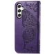 Чехол UniCase Butterfly Pattern для Samsung Galaxy A55 (A556) - Dark Purple. Фото 4 из 5