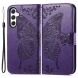 Чехол UniCase Butterfly Pattern для Samsung Galaxy A55 (A556) - Dark Purple. Фото 1 из 5