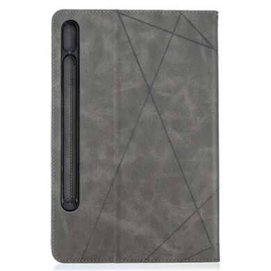 Чехол UniCase Geometric Style для Samsung Galaxy Tab S7 (T870/875) / S8 (T700/706) - Grey