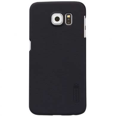 Пластиковая накладка NILLKIN Frosted Shield для Samsung Galaxy S6 (G920) + пленка - Black