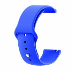 Ремешок Deexe Flexible Watch Band для Samsung Watch Active / Active 2 40mm / Active 2 44mm - Dark Blue