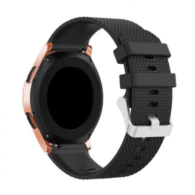 Ремешок UniCase Rhombus Texture для Samsung Galaxy Watch 42mm / Watch 3 41mm - Black