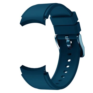 Ремешок UniCase Silicone Band для Samsung Galaxy Watch 4 Classic (46mm) / Watch 4 Classic (42mm) / Watch 4 (40mm) / Watch 4 (44mm) - Dark Blue