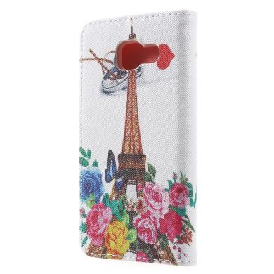 Чехол Deexe Color Wallet для Samsung Galaxy A3 2016 (A310) - Eiffel Tower B