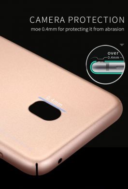 Пластиковый чехол X-LEVEL Slim для Samsung Galaxy J7 2017 (J730) - Gold