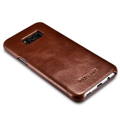 Кожаный чехол-книжка ICARER Slim Flip для Samsung Galaxy S8 Plus (G955) - Brown