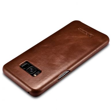Кожаный чехол-книжка ICARER Slim Flip для Samsung Galaxy S8 Plus (G955) - Brown