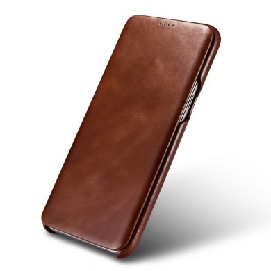 Кожаный чехол-книжка ICARER Slim Flip для Samsung Galaxy S8 Plus (G955) - Black