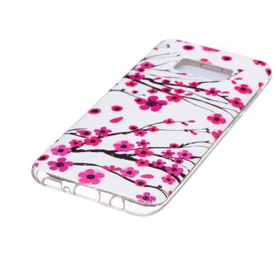 Силиконовый (TPU) чехол Deexe LumiCase для Samsung Galaxy S8 (G950) - Cherry Blossom