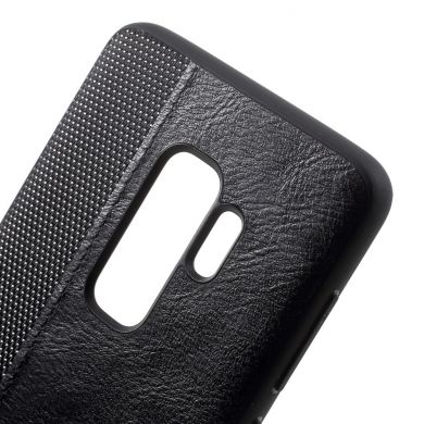 Защитная накладка G-CASE Leather Back для Samsung Galaxy S9 Plus (G965) - Black