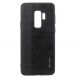 Защитная накладка G-CASE Leather Back для Samsung Galaxy S9 Plus (G965) - Black. Фото 1 из 6
