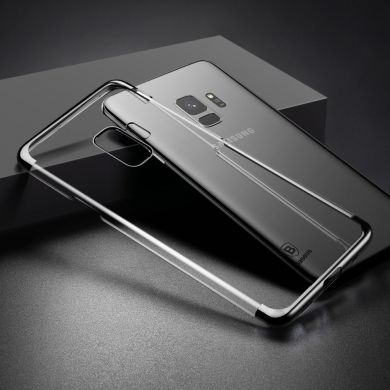Пластиковый чехол BASEUS Glitter Series для Samsung Galaxy S9 (G960) - Black