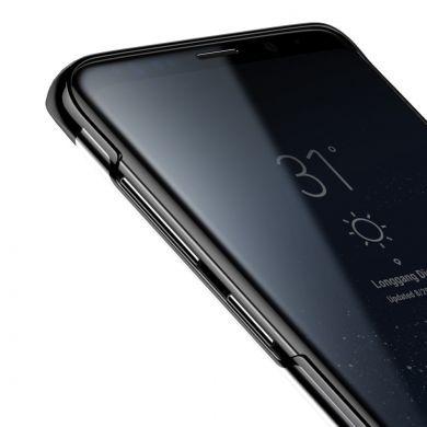 Пластиковый чехол BASEUS Glitter Series для Samsung Galaxy S9 (G960) - Black