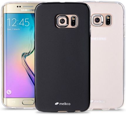 Силиконовая накладка Melkco Poly Jacket для Samsung Galaxy S6 edge (G925) - White