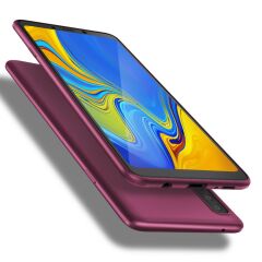 Силиконовый (TPU) чехол X-LEVEL Matte для Samsung Galaxy A9 2018 (A920) - Wine Red