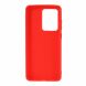 Силиконовый (TPU) чехол Deexe Matte Case для Samsung Galaxy S20 Ultra (G988) - Red. Фото 3 из 5