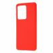 Силиконовый (TPU) чехол Deexe Matte Case для Samsung Galaxy S20 Ultra (G988) - Red. Фото 2 из 5