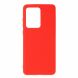 Силиконовый (TPU) чехол Deexe Matte Case для Samsung Galaxy S20 Ultra (G988) - Red. Фото 1 из 5
