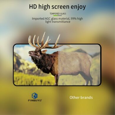 Защитное стекло PINWUYO Full Glue Cover для Samsung Galaxy A51 (A515) - Black