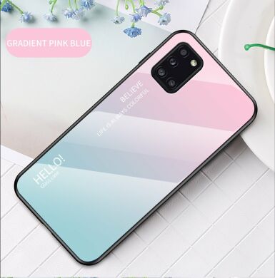 Защитный чехол Deexe Gradient Color для Samsung Galaxy A31 (A315) - Pink / Cyan
