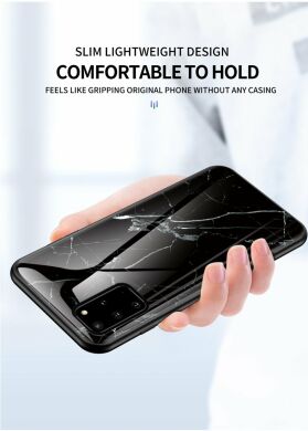 Защитный чехол Deexe Gradient Pattern для Samsung Galaxy S20 Plus (G985) - White