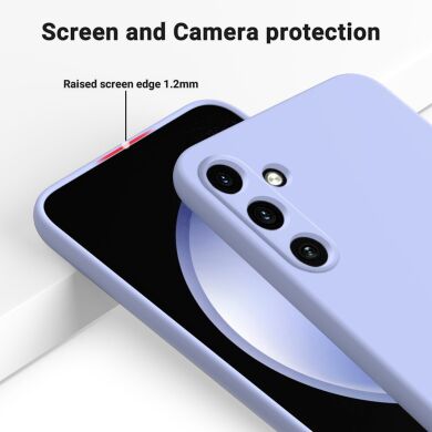 Защитный чехол Deexe Silicone Case для Samsung Galaxy A55 (A556) - Pink