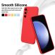 Защитный чехол Deexe Silicone Case для Samsung Galaxy A55 (A556) - Red. Фото 4 из 8