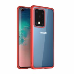 Захисний чохол для IPAKY Clear BackCover Samsung Galaxy S20 Ultra (G988) - Red