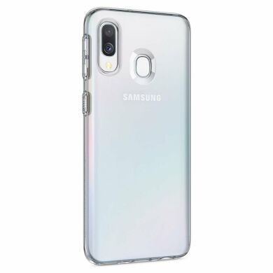Защитный чехол Spigen (SGP) Liquid Crystal для Samsung Galaxy A40 (А405) - Crystal Clear