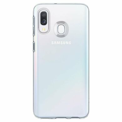 Защитный чехол Spigen (SGP) Liquid Crystal для Samsung Galaxy A40 (А405) - Crystal Clear