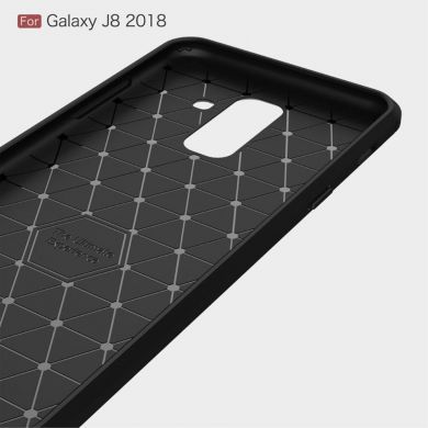 Защитный чехол UniCase Carbon для Samsung Galaxy J8 2018 (J810) - Grey